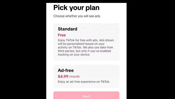 MalloryLev42654's tweet photo. See new posts
Conversation
TikTok’s Experimenting With an Ad-Free Subscription Offering

 I feel as though this is greedy and not fair to loyal users. People shouldn't have to pay to not see ads. #BeachSMC https://t.co/0kgdNuKfuS