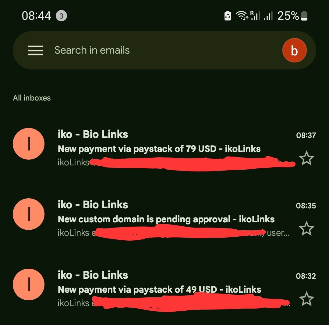 omosayansii's tweet image. A very good morning indeed. New week, new customers. 🚀 🔥 Glad to see customers are trying out the custom domain integration feature on ikosaas.com
Let&apos;s dive in and approve this...

#buildinpublic #saas #saastool #startups #ai