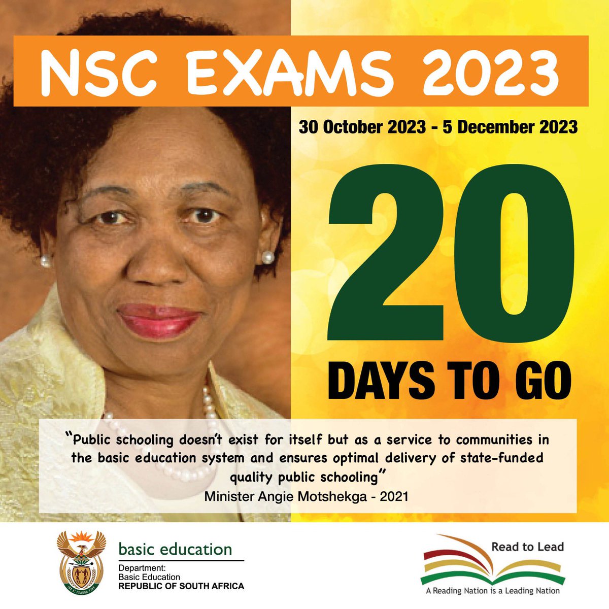 “If you can dream it, you can do it.“ – Walt Disney #NSC2023 @ReginahMhaule @HubertMweli @ElijahMhlanga @dbetvnews