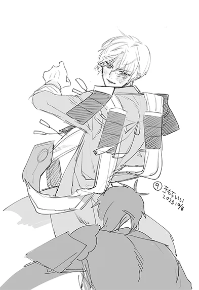・気持ちいい
長谷部くんが気持ちいいってこれかな…と思ったけど、エッチなのも描きたかったので今度描こう 