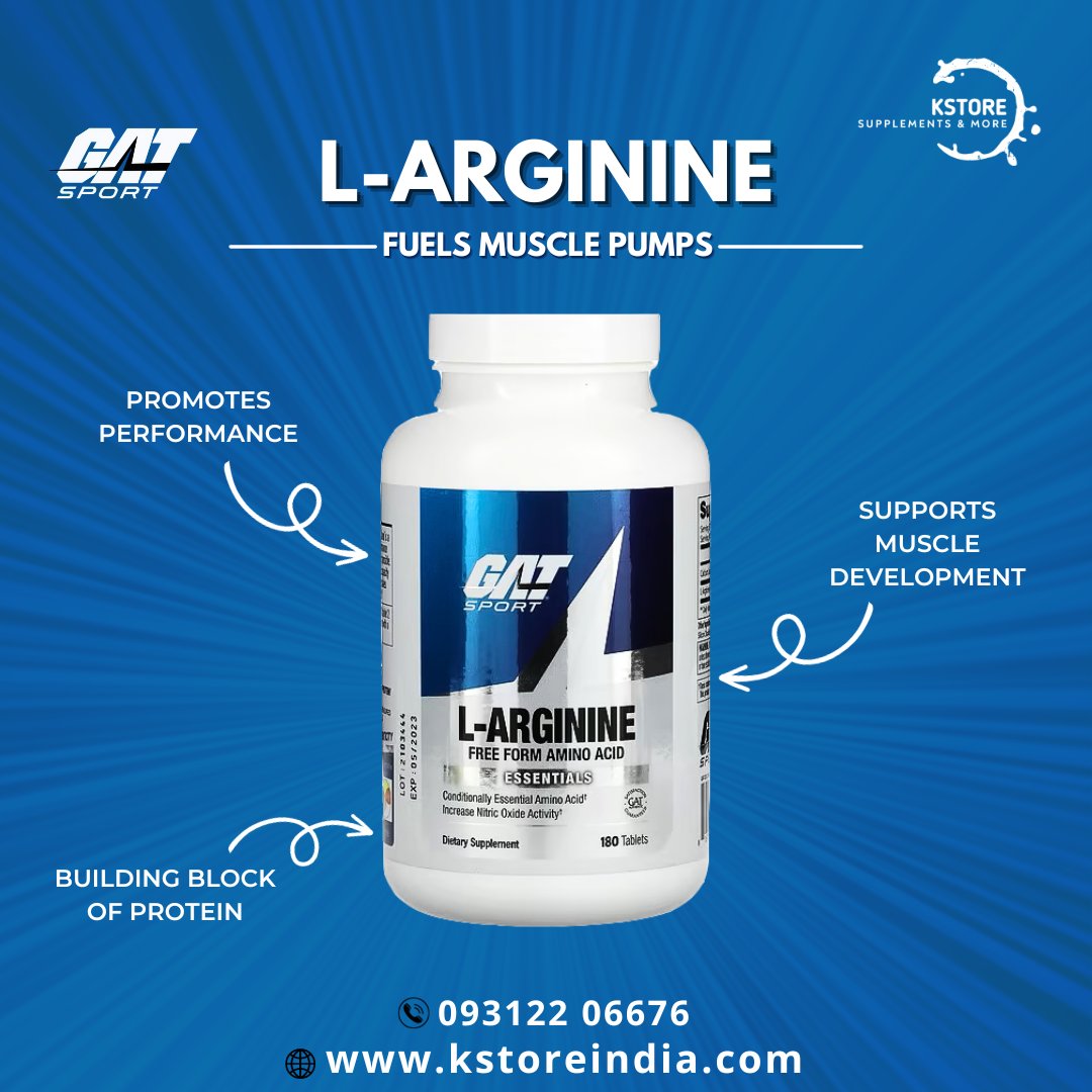 KstoreIndia's tweet photo. GAT Sports L-Arginine

K Store Supplements &amp; More💪
♦ The Complete Gym Solution Store
♦ Buy Genuine &amp; Stay Healthy
K Store, 761, 5, Jheel Khurenja, Geeta Colony, Delhi, 110051
📞09312206676
https://t.co/0aioTfh5s4

#arginine #glutamine #aminoacids #multivitamin #testosterone https://t.co/a5q9maWTDQ