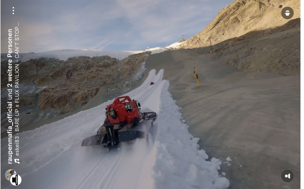 In Sölden ist es am Gletscher zu warm um die Schneekanonen einzuschalten. Aber sonst steht dem Ski-Weltcup eigentlich nichts mehr im Weg.