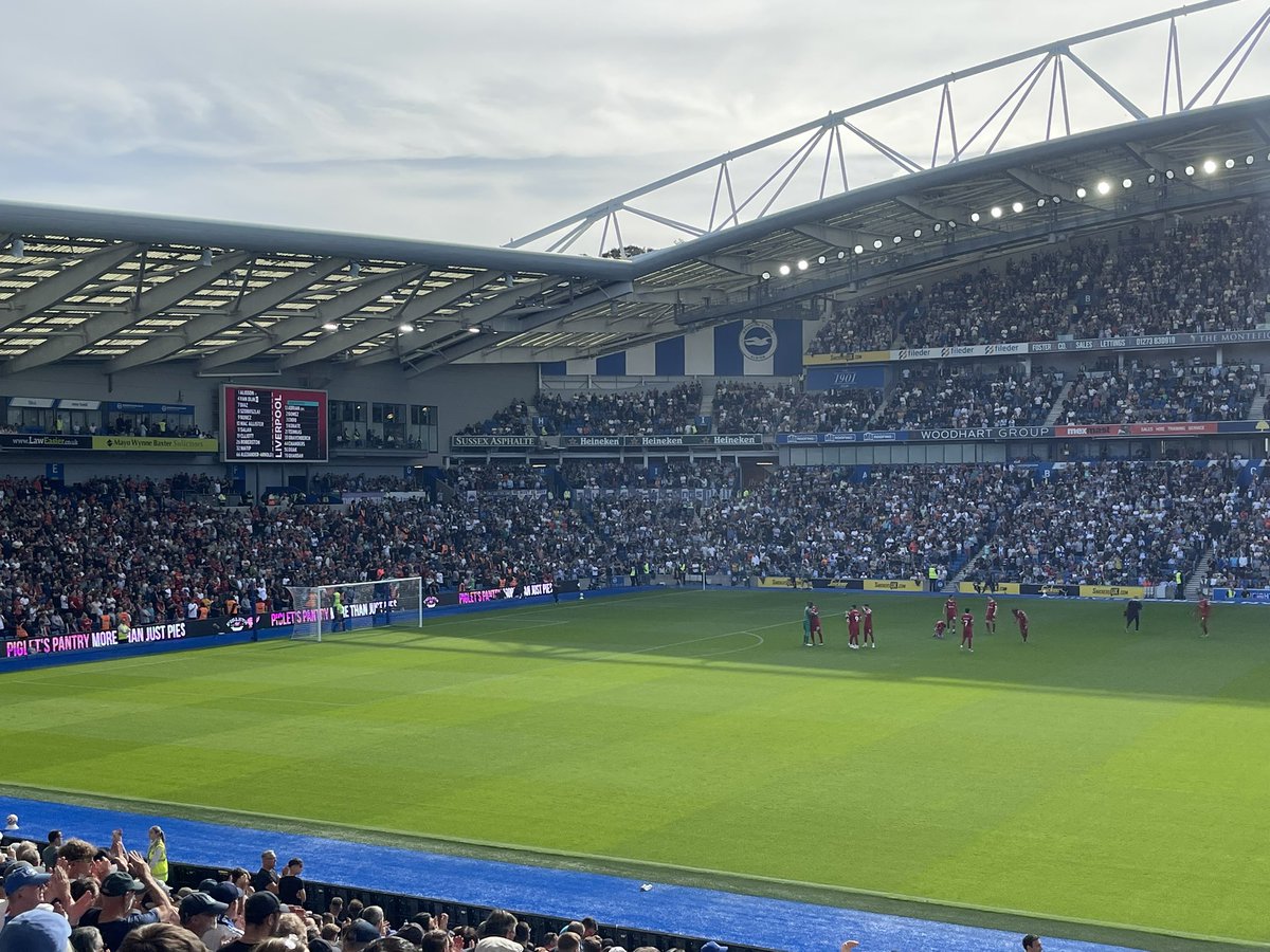 The beautiful game on a beautiful day ⚽️ <a href="/OfficialBHAFC/">Brighton & Hove Albion</a> <a href="/LFC/">Liverpool FC</a> #YNWA