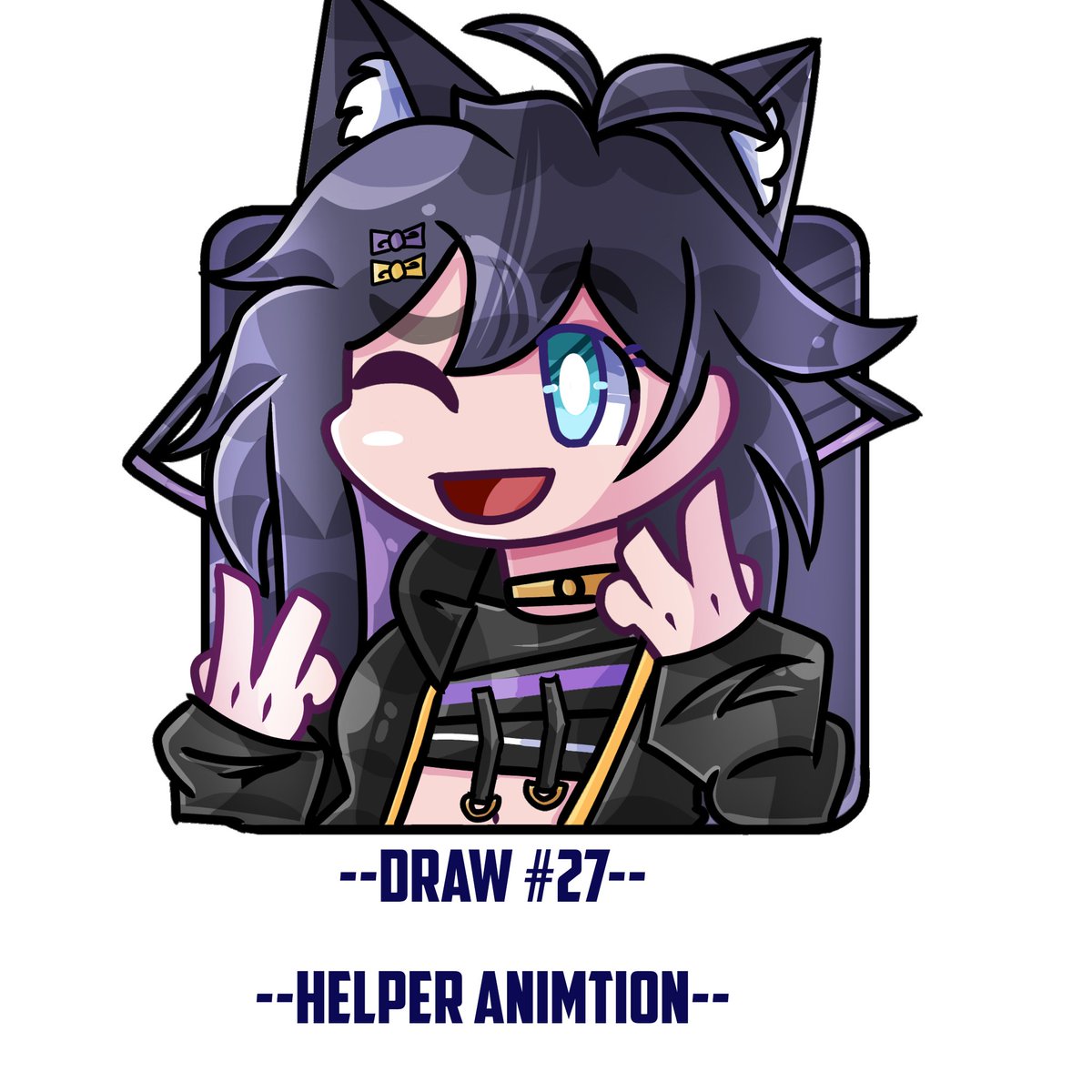 --Draw 27/100--
--character/oc @HelperAnimation--
--note : so anyway i draw in artstyle @badre_artist--
----------------------------------------
If you want draw you
Like+comment+retweet+follow
#fnf #arts
#artsy 
#CharacterDrawingDays100
#OC #art #draw #Almohtrf