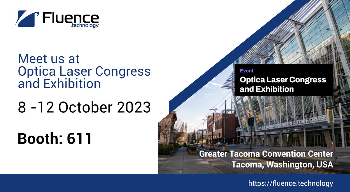 Fluence.technology (@fluencelaser) on Twitter photo Sleepless in Seattle...? Join us at the OPTICA Laser Congress & Exhibition (8-12 Oct) Booth 611 at the Greater Tacoma Convention Center.
Discover our reliable industrial ultrashort pulsed fiber lasers & discuss your industrial or research requirements. opticaevents2023.mapyourshow.com/8_0/floorplan/… Sleepless in Seattle...? Join us at the OPTICA Laser Congress & Exhibition (8-12 Oct) Booth 611 at the Greater Tacoma Convention Center.
Discover our reliable industrial ultrashort pulsed fiber lasers & discuss your industrial or research requirements. opticaevents2023.mapyourshow.com/8_0/floorplan/…