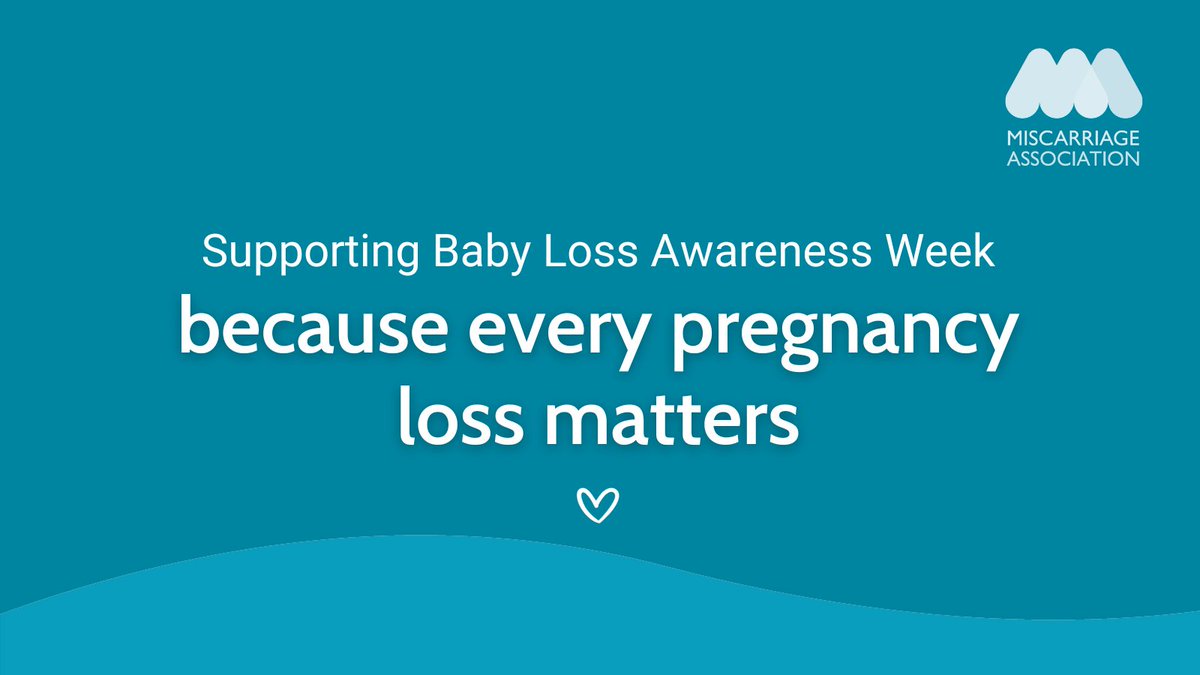 MiscarriageUK's tweet photo. This Baby Loss Awareness Week, we reach out to all those affected by pregnancy and baby loss. We are so very sorry for your losses. Please know that you are not alone 💙

Find out more: https://t.co/45OLS1q0DL https://t.co/sbvmOnvO1Z