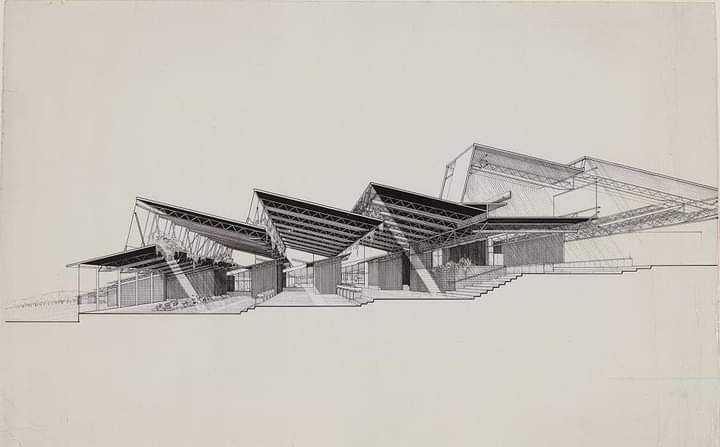areasvellas's tweet photo. Chorley Elementary School, Middletown, New York. Perspective section. 1964
Rudolph, Paul 1918-1997
#architecture #arquitectura #drawing #section #PaulRudolph https://t.co/mEl8Felu6m