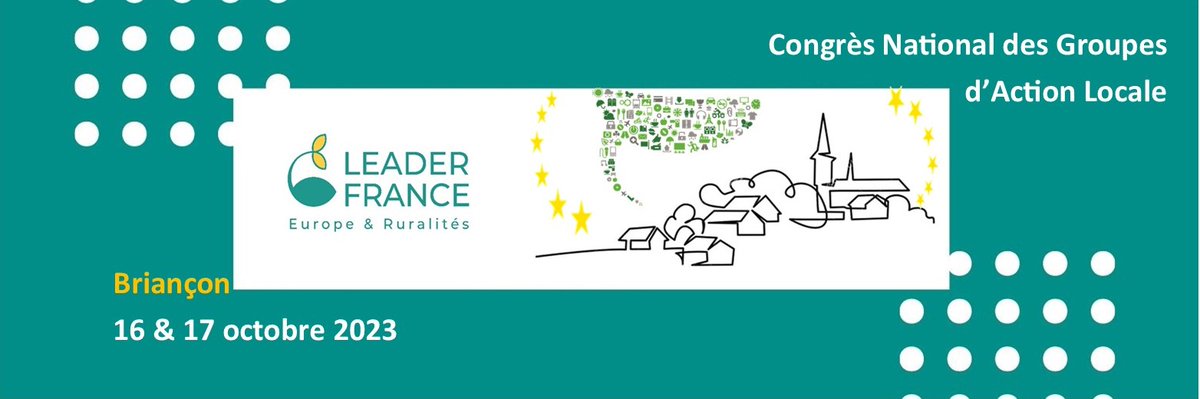 leader_france's tweet photo. ⏳ Dans une semaine aura lieu le Congrès national des GAL à Briançon. 
☹️ Vous ne pouvez pas vous rendre à Briançon mais vous êtes intéressé pour suivre nos travaux ? Participez au Congrès à distance ‼️🧑‍💻
ℹ️ Plus d'infos 👉https://t.co/H7L8iw7Bfi https://t.co/t3ytenvfeG