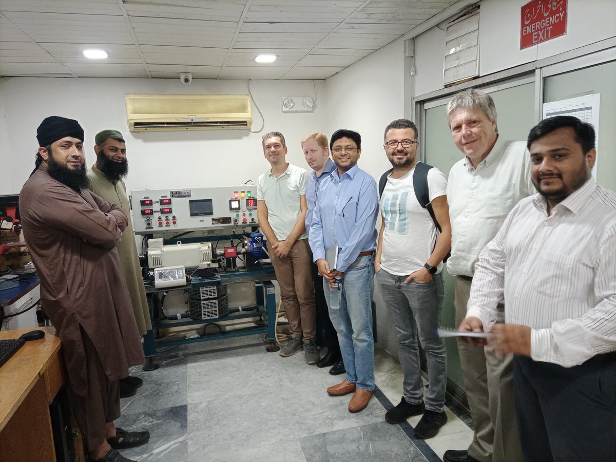 sama_verte's tweet photo. Turkish electric motor expert team recently embarked on a visit to motor testing labs located in Lahore and Gujranwala. Their primary objective was to assess and familiarize themselves with the testing infrastructure designed for electric motors in these regions.@CLASPappliances https://t.co/ksAoUlkEjS