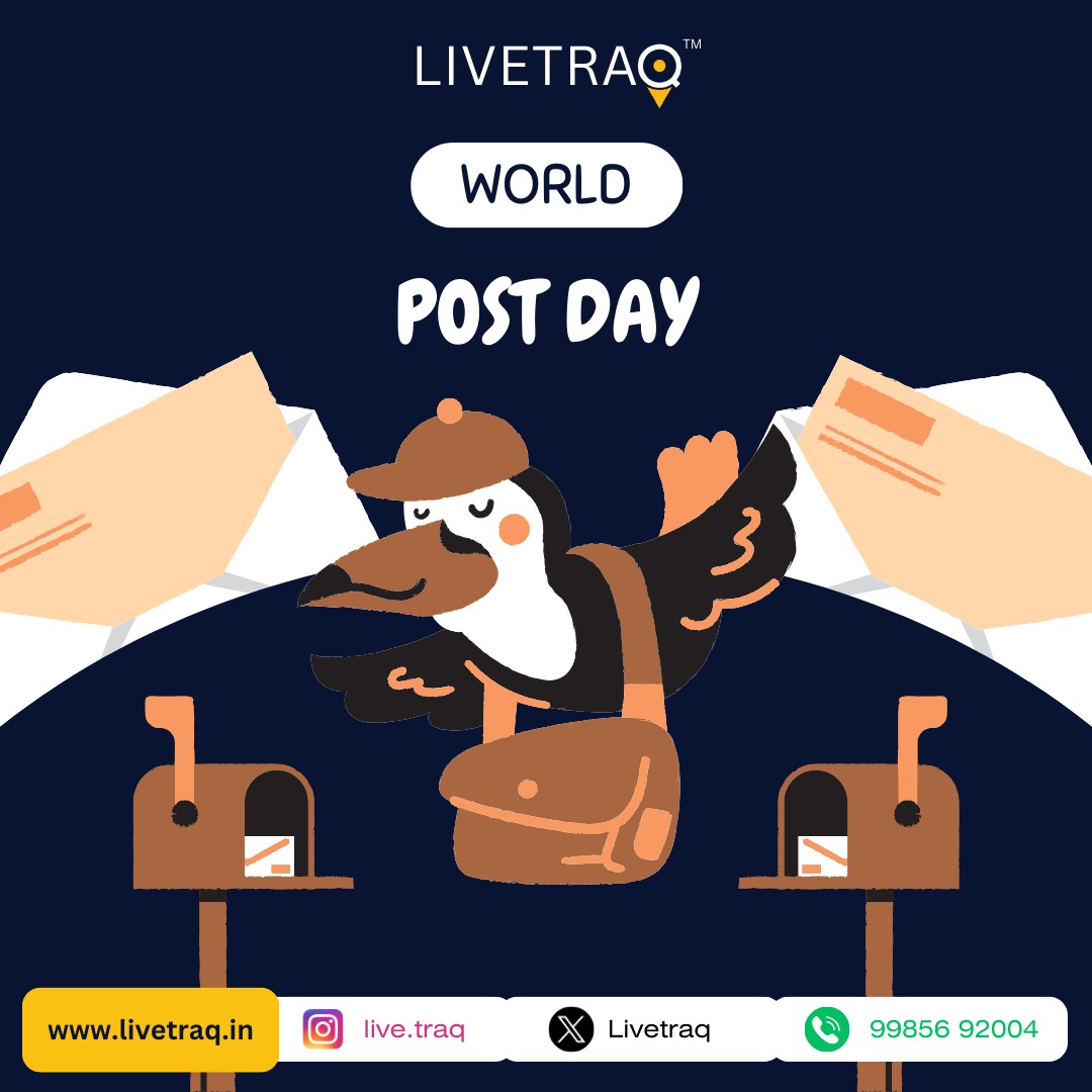 'LiveTraq GPS connects the world, one location at a time. 🌎📍 Happy World Post Day! 📮🌐 #LiveTraqGPS #WorldPostDay #GlobalConnectivity #TrackingSolutions #MailAndMore'