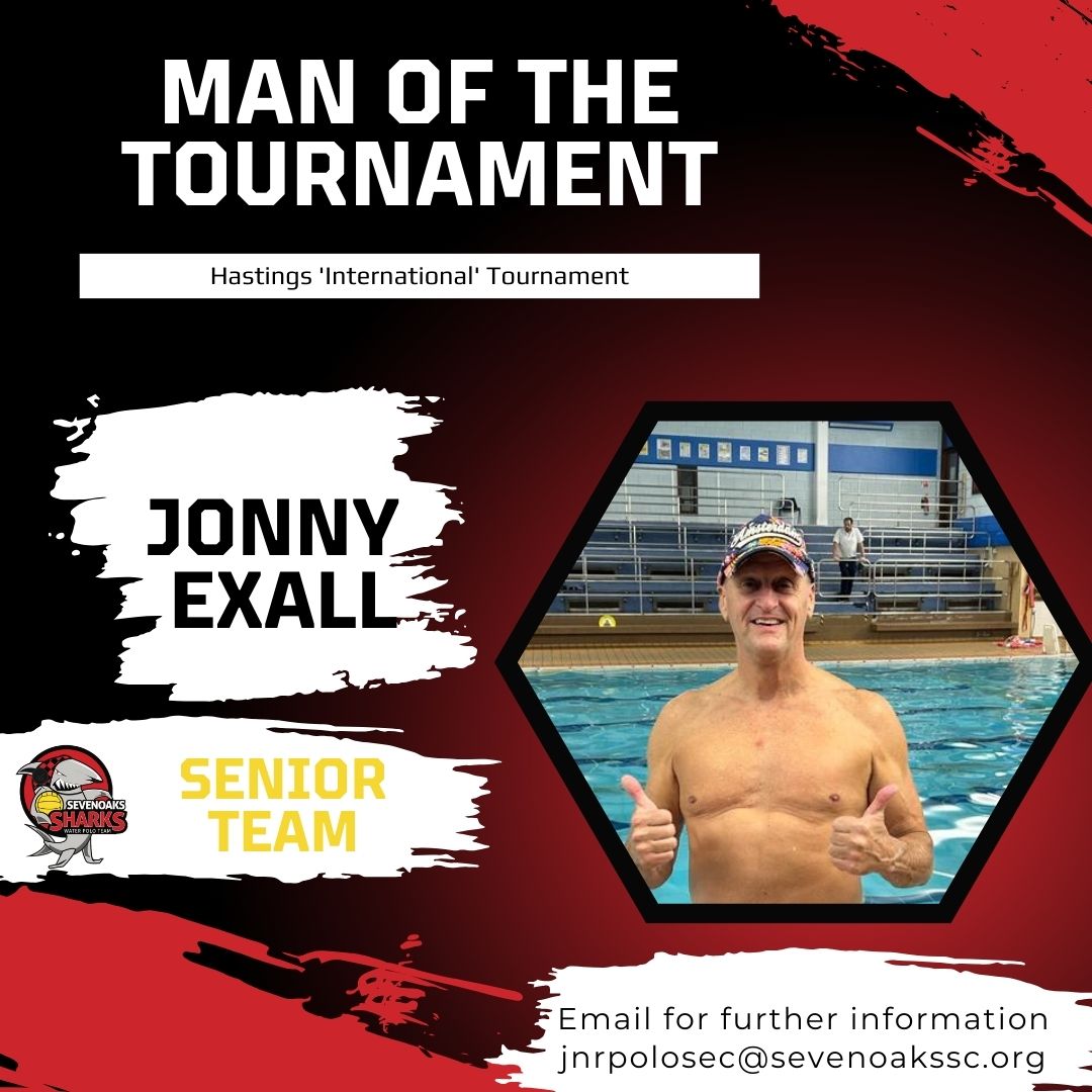 Hastings 'International' Tournament

Man of the match went to Jonny Exall.

The wooden spoon went to Tim Chambers in goal, who having been sent out, couldn't prevent his goal keeping instincts from kicking in, saved another shot when he should have been swimming out.

#waterpolo