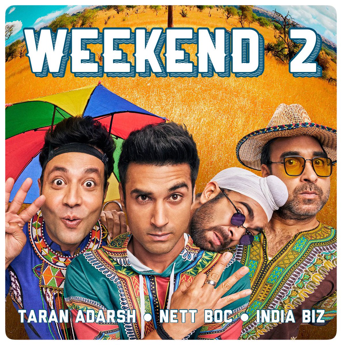 #Fukrey3 witnesses a spike in biz on [second] Sat and Sun, despite multiple new arrivals… Inches closer to ₹ 80 cr mark… [Week 2] Fri 2.31 cr, Sat 4.02 cr, Sun 4.11 cr. Total: ₹ 76.46 cr. #India biz. #Boxoffice