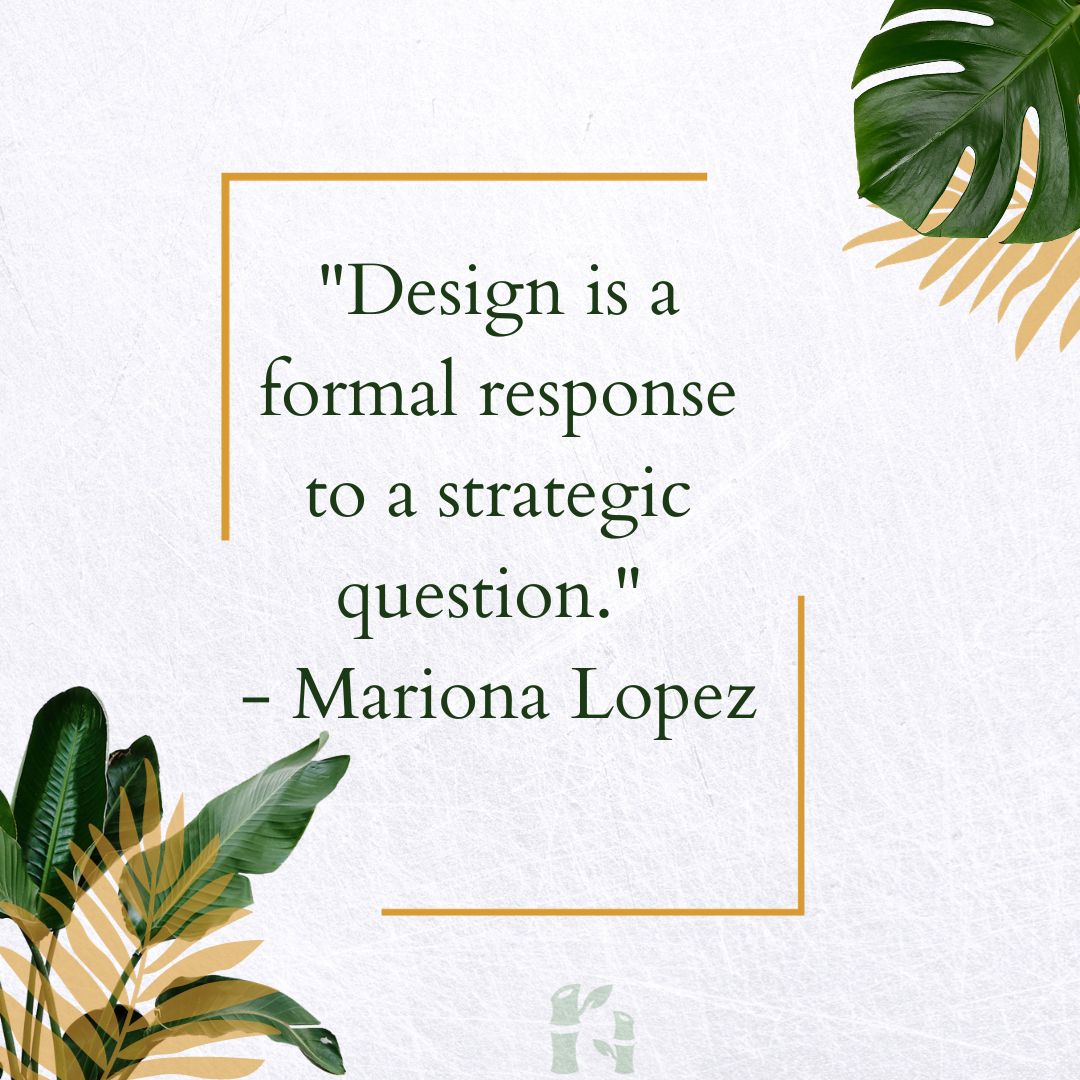 For the designers and creatives out there!

#motivationalmondays #biophilicdesigns #biophilcdesigner #maisonbambu #maisonbambuliving #sustainableliving #sustainable #ecofriendly #ecofriendlyliving #interiordesignersbangalore #biophilia #urbangreen