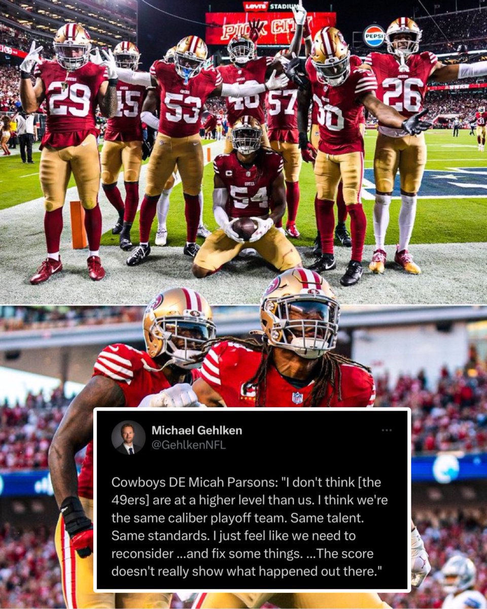 OurSf49ers's tweet photo. Micah Parsons is delusional 😂 https://t.co/koq06e10gb