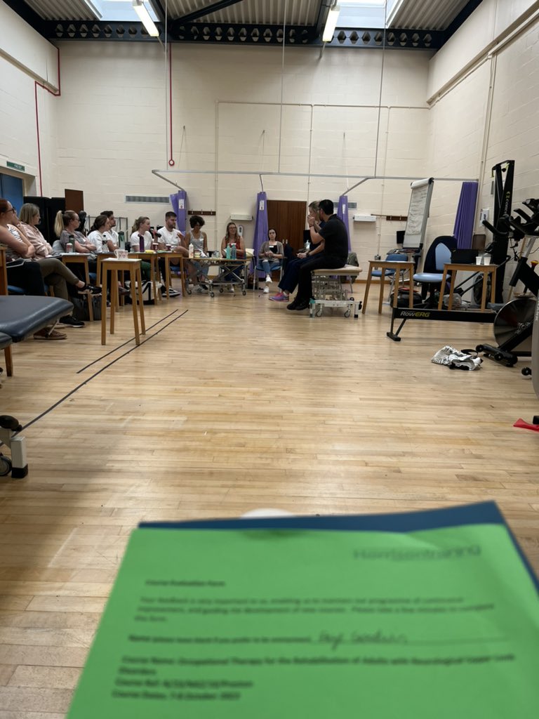 Day two, less photos ! 3 amazing service users from the community joined us. Great weekend and so much to bring back to our respective teams 💚💙🧠💪 <a href="/LancsHospitals/">Chorley & Royal Preston</a> <a href="/GoodwinMurray/">Faye Goodwin</a> <a href="/ClaireMarflow/">Claire Marflow</a> <a href="/RPHTraumaOrtho/">RPH TraumaOrtho Core Therapies</a> <a href="/StrokeTherapies/">LancsHosp - Stroke Therapies</a> <a href="/OTorthotics/">OTorthoticsRPH</a> <a href="/annetuc_ot/">Anne Tucker</a>