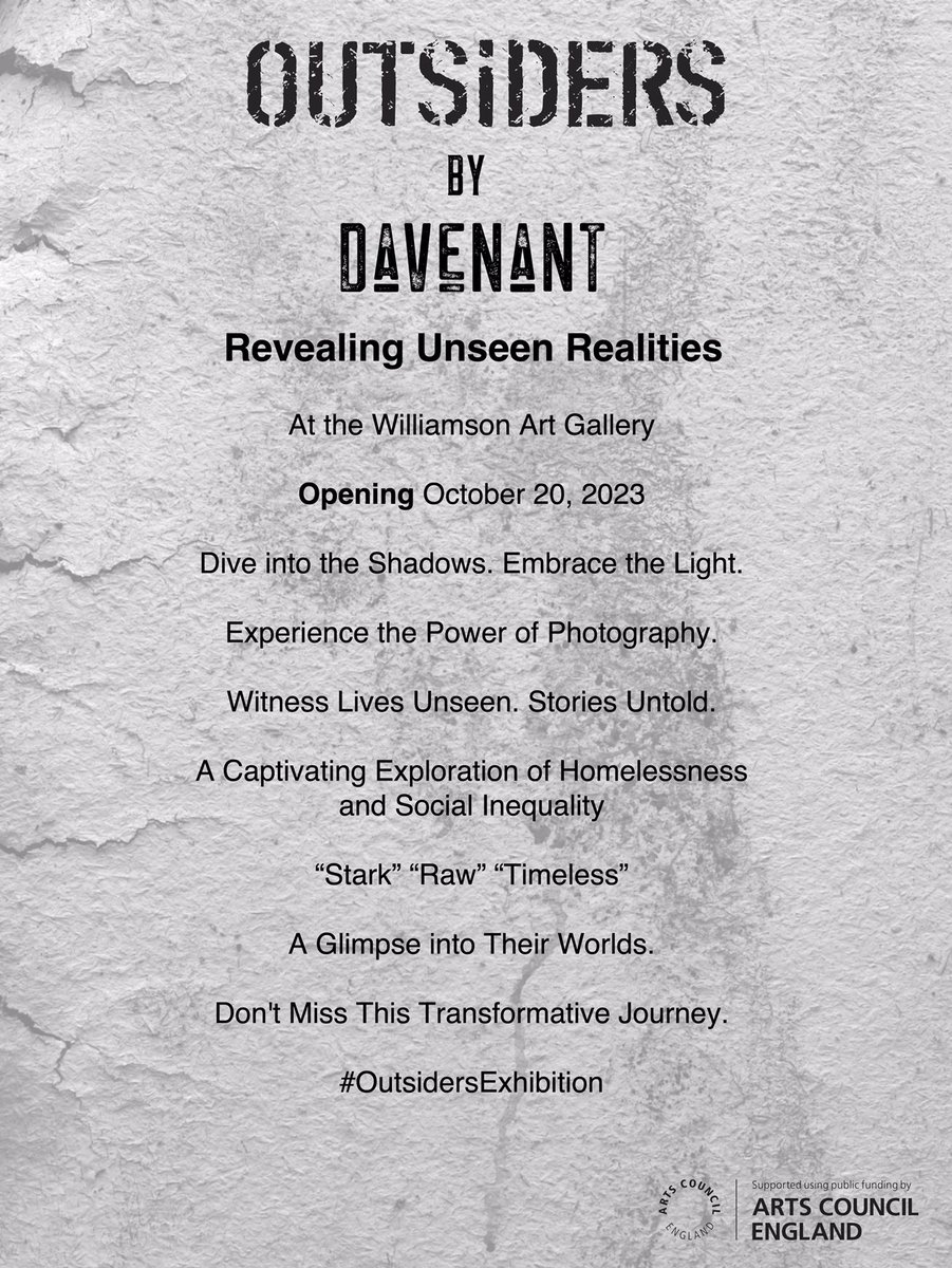 The Outsiders exhibition on homelessness and substandard housing is being installed today at the Williamson Art Gallery in Birkenhead ready for the opening next week.
