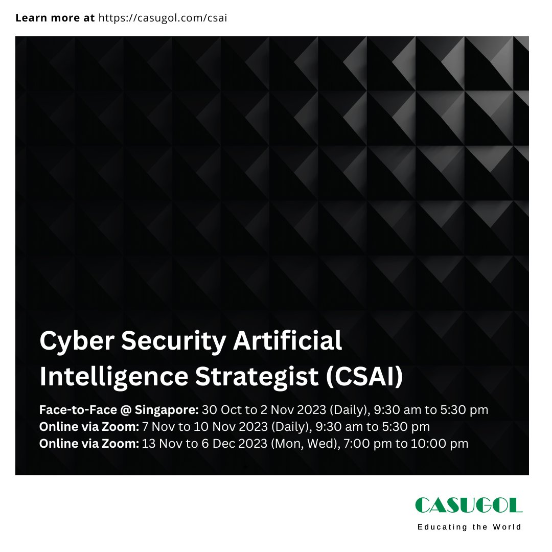 casugol's tweet image. AI is increasingly being used to strengthen cyber security measures by detecting and preventing cyber attacks in real-time.

Learn more at casugol.com/csai/

#cybersecurity #artificialintelligence #casugol #ai #digitaltransformation