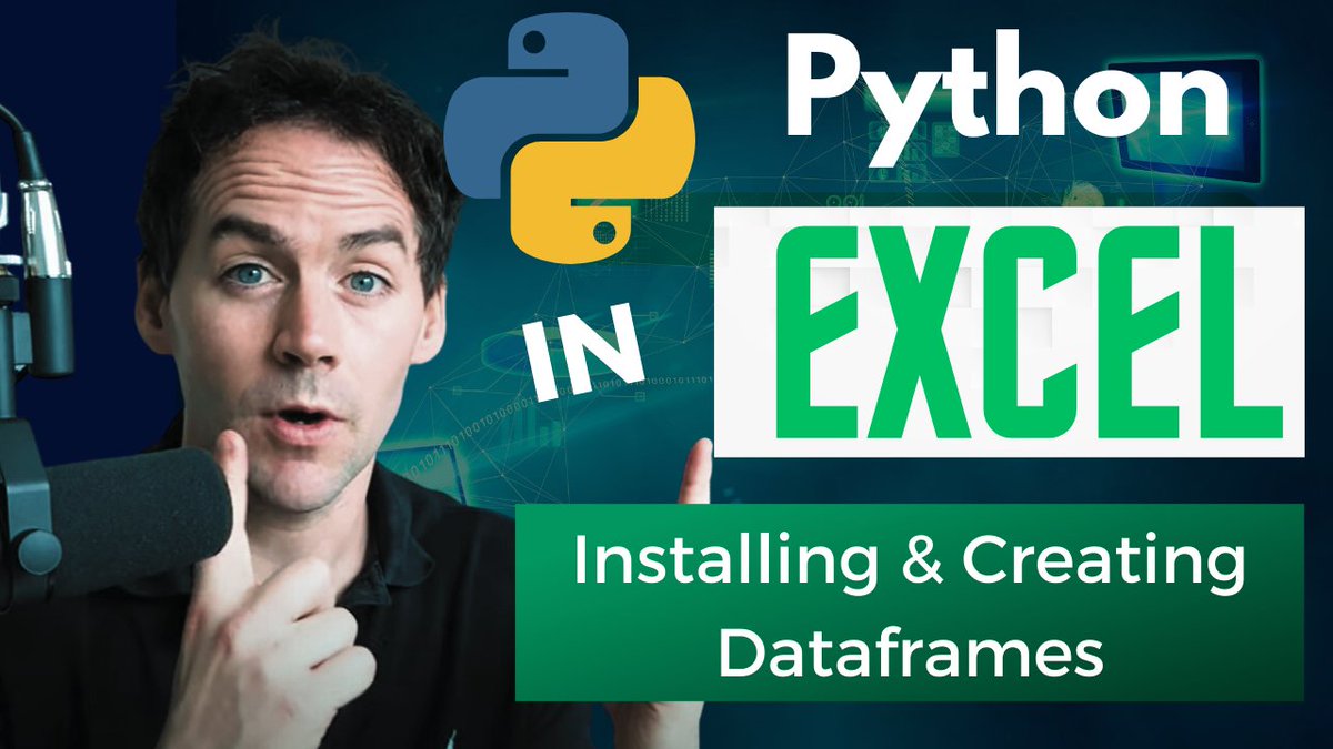 AnalyticsWithAG's tweet image. Looking to get started with Python in Excel.
I have you covered in this video.
#PythoninExcel #ExcelTips #ExcelPython #DataAnalysis #advancedexcel #financeanalytics
How to Install Python in Excel (PowerQuery & DataFrames) youtu.be/uJuPInPTtmo?si… via @YouTube