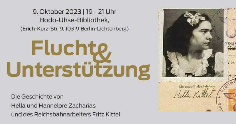 Heute in #Lichtenberg:

Eine Veranstaltung der Lichtenberger VVN-BdA mit der Autorin Esther Dischereit über die Verfolgung ihrer Familie im Faschismus.

9. Oktober, 19 Uhr, Bodo-Uhse-Bibliothek (U-Bhf Tierpark)

#vvnbda #Gedenken #antifaschismus