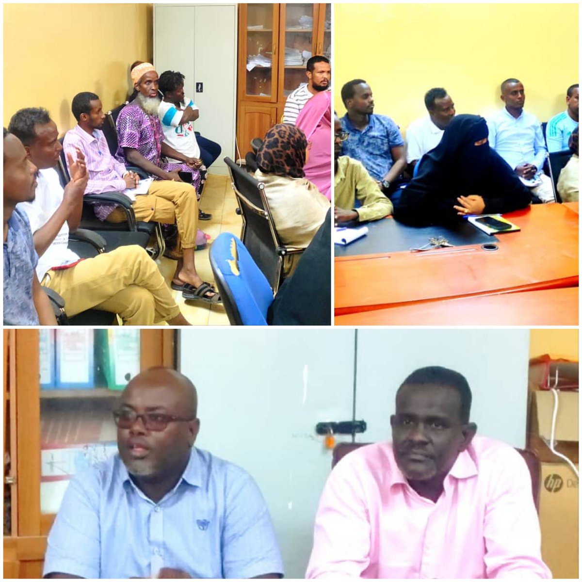 balbala_de's tweet photo. Balbala, 07 Octobre 2023
Suite à la reunion du Premier Ministre avc les membres du plan ORSEC, le Prsdt de Balbala M. Med Hassan a tenu une reunion avc les élus et le personnel,mettant l'accent sur les gestes de bon réflexe à appliquer en pareil circonstance.@Commune_Balbala https://t.co/z8PlLJ0X7c