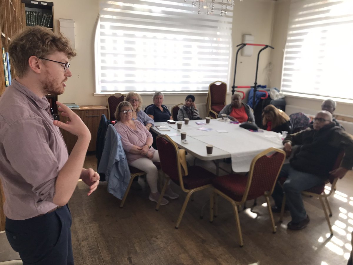 RumiMosque's tweet photo. “Gardening and its positive effects on Human Psychology” what a wonderful subject by Martine Drake of Mind in Enfield. Gardening is still possible even in winter.
We also thank Leo Thorncroft from Enfield Community Safety Unit for his kind visit to #RumiCommunityBreakfast https://t.co/019P91USFx