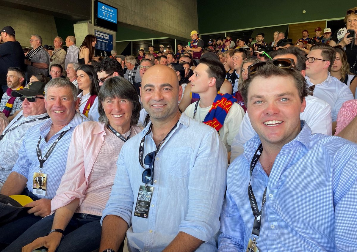 Throwback to the AFL GF with our lucky Livestock Now subscribers Peter and Donna McCluskey who won the ultimate Grand Final Getaway. 

Check out Livestock Now for the latest in the Livestock market and subscribe here: ow.ly/lNQg50PUrVR