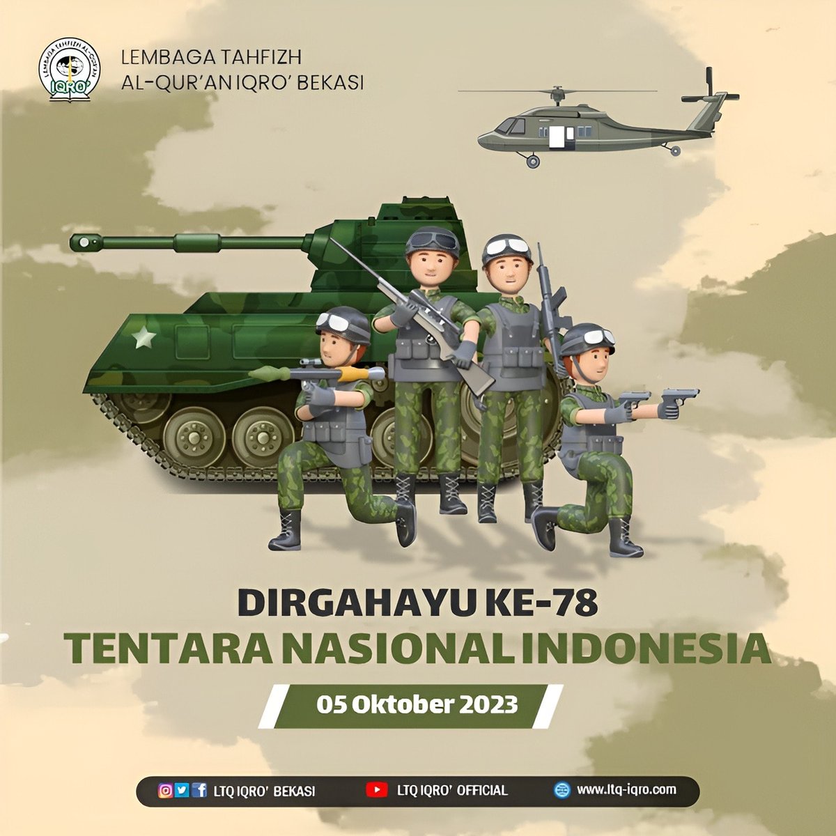 Dirgahayu TNI ke-78 tahun, semoga makin jaya dan penuh pengabdian untuk rakyat dan Indonesia maju.

#tentaranasionalindonesia #dirgahayutni78