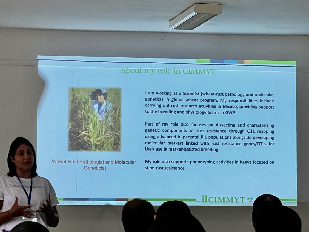 So proud to see 2014 WIT Early career awardee, <a href="/qureshi_naeela/">Naeela Qureshi</a>, sharing her expertise as wheat rust pathologist and molecular geneticist at CIMMYT, MX. Great scientist and teacher! <a href="/globalrust/">Borlaug Global Rust Initiative</a> <a href="/CIMMYT/">CIMMYT</a>