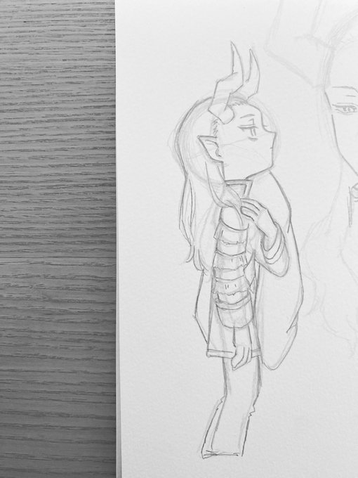 めちゃくちゃ久しぶりに何か描きたいなと思って描いてみたら…まだこのくらい描けると思えばいいのか、もうダメダメだと思えば良いのか…