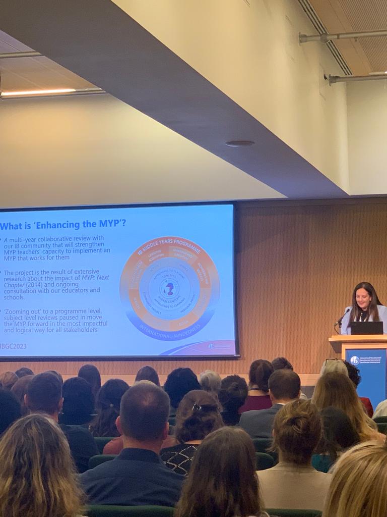 TaLa_IB1's tweet image. It was an honour to deliver Enhancing the MYP sessions during the IB conference #IBGC2023. Grateful for the positive feedback and engaging our educators in conversations about the MYP. Thanks to all educators who were part of the process and shared their experiences with us.