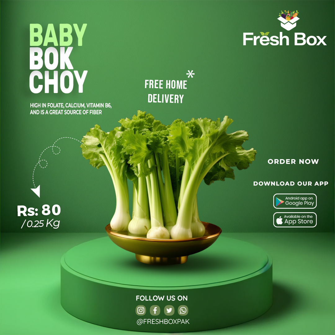 freshboxpak's tweet photo. Experience the crisp and vibrant flavors of our fresh Baby Bok Choy, now available at FreshBox! Order yours today for a taste of pure freshness.
#WhatsApp #XAUUSD 
Download our app, and order now from Fresh Box! 📱For Android https://t.co/QN8avfBqJE 📷https://t.co/DN9SKZCRwZ https://t.co/FzoB5E1JPt