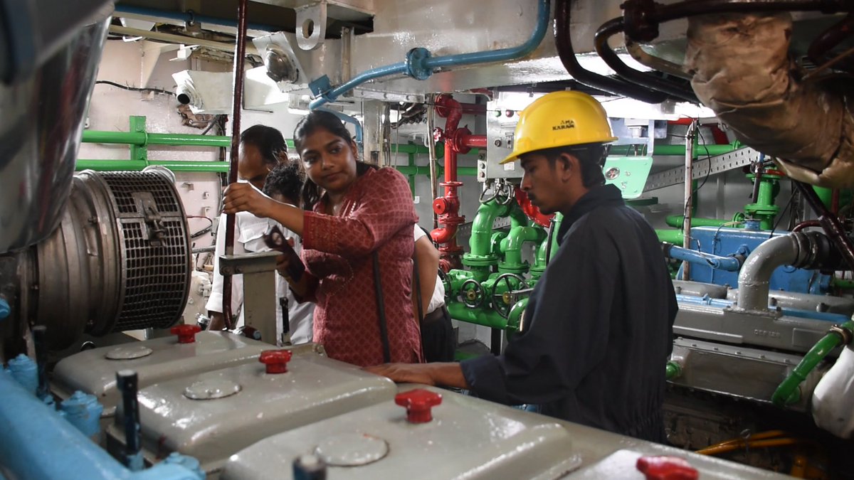 CifnetH's tweet photo. The Officials of Department of Fisheries #Sailed #onboard the #FisheryTrainingVessel M V #Prashikshani on 7-10-23 under the CBC’s Immersion Programme and Familiarized the activities of #Navigation, #Communication, #Engineroom &amp; #Fishing.
@FisheriesGoI @PIB_India @PRupala #PMMSY https://t.co/fpZFU2IzdU