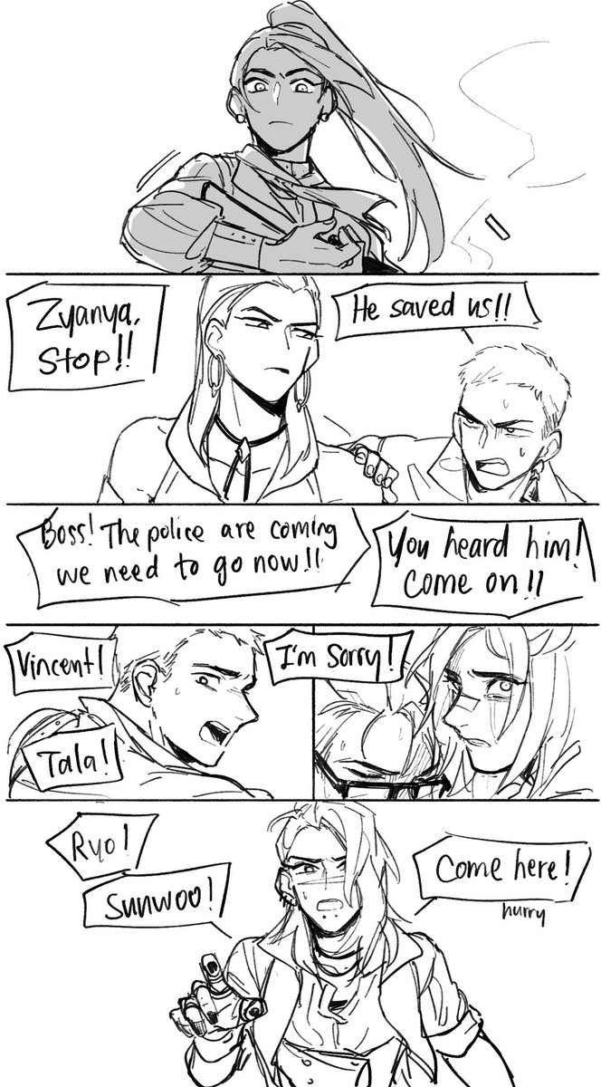 (Story #10) "I'll save you over and over again"

Sage and the police finally caught up after Chamber went ahead them. When Chamber knew who came to save their ass, he felt relieved and eventually rest in peace because he knew `they' were safe. 