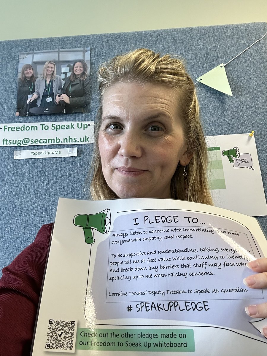 lorraine Tomassi (@ltomassi999) on Twitter photo I am really pleased to be able to share my pledge. I feel so proud to be a part of the SECAmb FTSU Team helping staff break down barriers to speak up.
#Speakuppledge #SpeakUpToMe #BreakingFTSUBarriers #FTSU #FreedomToSpeakUp #SECAmbulance <a href="/KBlakey/">Kandra Blakey 🗼</a> <a href="/sarahwadey999/">sarah wadey</a> I am really pleased to be able to share my pledge. I feel so proud to be a part of the SECAmb FTSU Team helping staff break down barriers to speak up.
#Speakuppledge #SpeakUpToMe #BreakingFTSUBarriers #FTSU #FreedomToSpeakUp #SECAmbulance <a href="/KBlakey/">Kandra Blakey 🗼</a> <a href="/sarahwadey999/">sarah wadey</a>