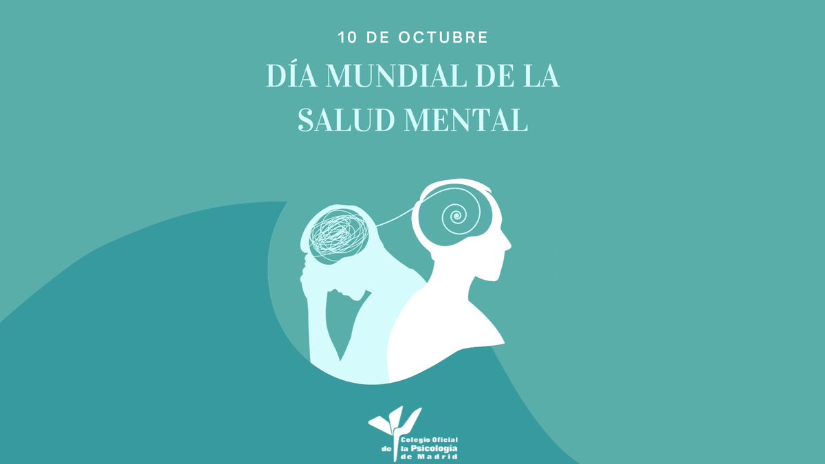 CopMadrid's tweet photo. 💙10 de octubre: #DiaMundialSaludMental

Contribuimos y ayudamos, a través de nuestros colegiados y colegiadas, al cuidado de la #SaludMental en la Comunidad de Madrid y a aliviar el dolor de muchas personas. 

Guía de Salud Mental: https://t.co/crf7lpMd9i

#COPMconlaSaludMental https://t.co/uRhC6dqoZh
