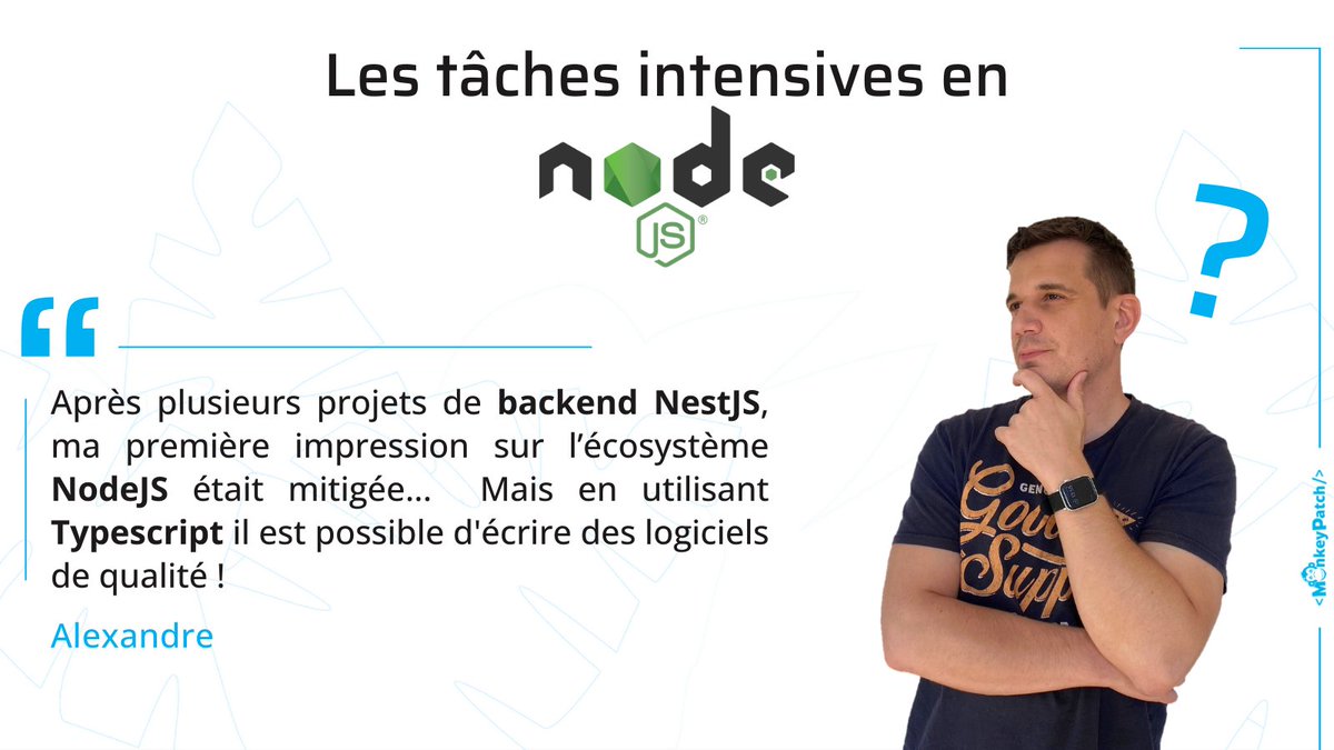 [📢Article tech]
La gestion des tâches intensives pour le processeur dans <a href="/NodeJS/">Node.js</a> est-il un frein pour des projets #backend de qualité ? Après un avis mitigé, <a href="/alexandre_del31/">Alexandre DELATTRE</a> nous éclaire sur comment s’y prendre!
Read🇬🇧20mins bit.ly/48z4KEl
#NodeJS #NestJS #typescript
