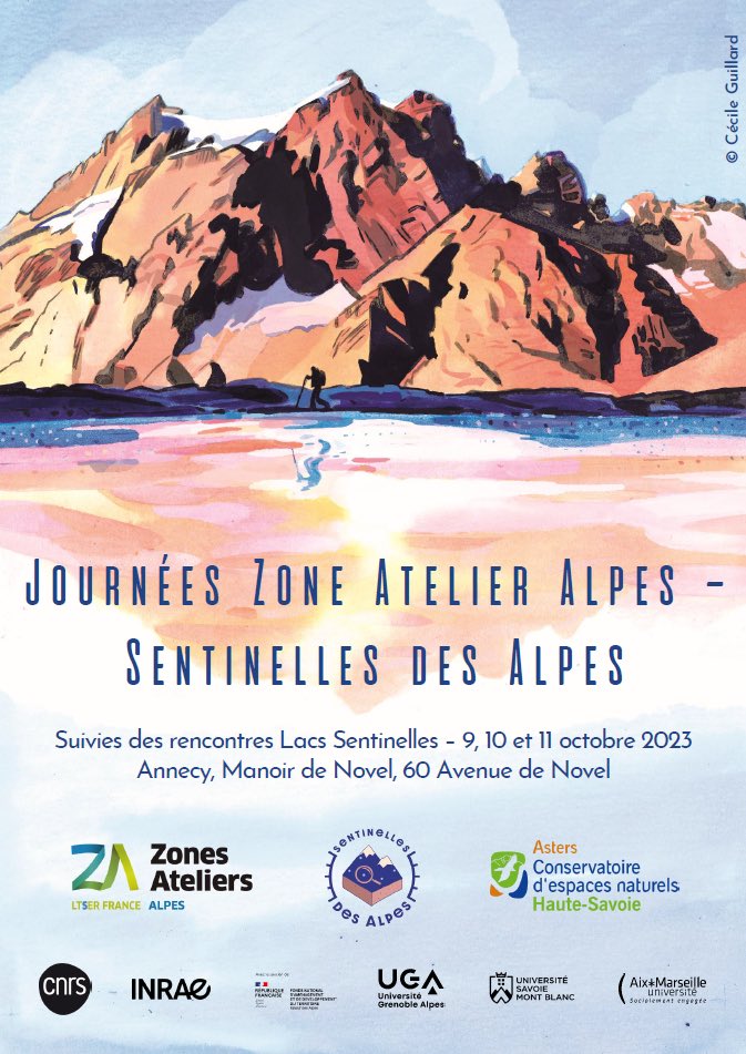 🐟 A #Annecy aujourd’hui pour les journées Zone Atelier Alpes - Sentinelles des Alpes 2023 👉 L’occasion d’échanger autour de la recherche inter et trans disciplinaire en #montagne 🧩 Avec @INRAE_Lyon_Gre @OSUG_fr @UGrenobleAlpes @Univ_Savoie @LautaretGarden @LabexITTEM