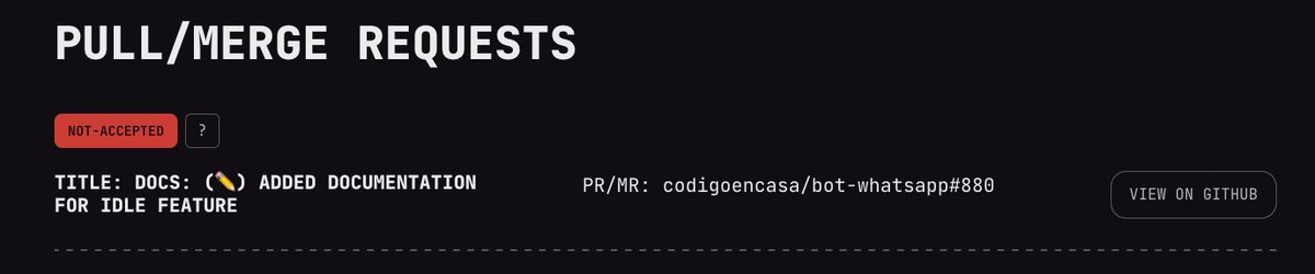 🤯 ya tenemos el primer en la librería  PR bajo <a href="/wimodev/">William Monroy</a>  ¿Quieres unirte <a href="/wimodev/">William Monroy</a> nos cuenta...