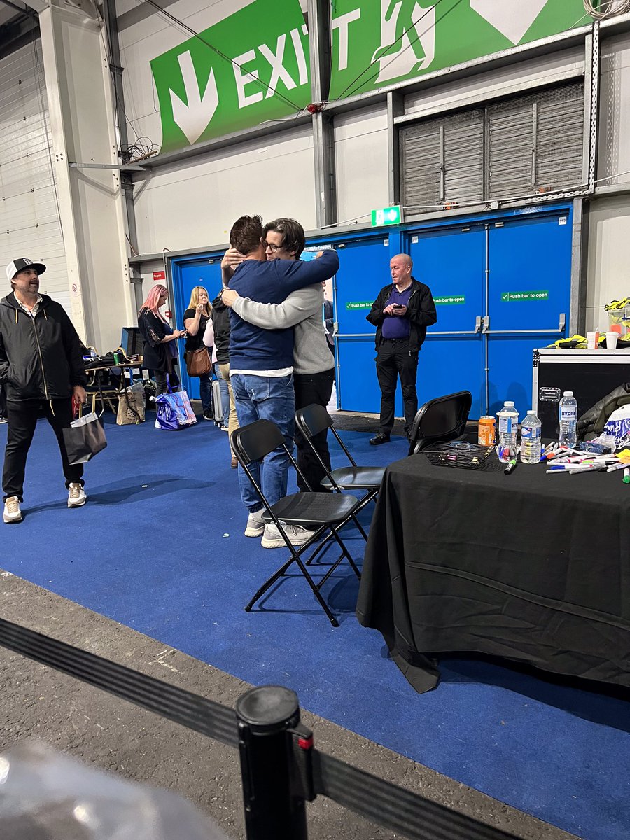 LeagueOfWho's tweet photo. Met Matt and John at Edinburgh comic con, best day of my life #edinburghcomiccon #ComicCon #mattsmith #johnbarrowman @JohnBarrowman https://t.co/jM2DH55gjr