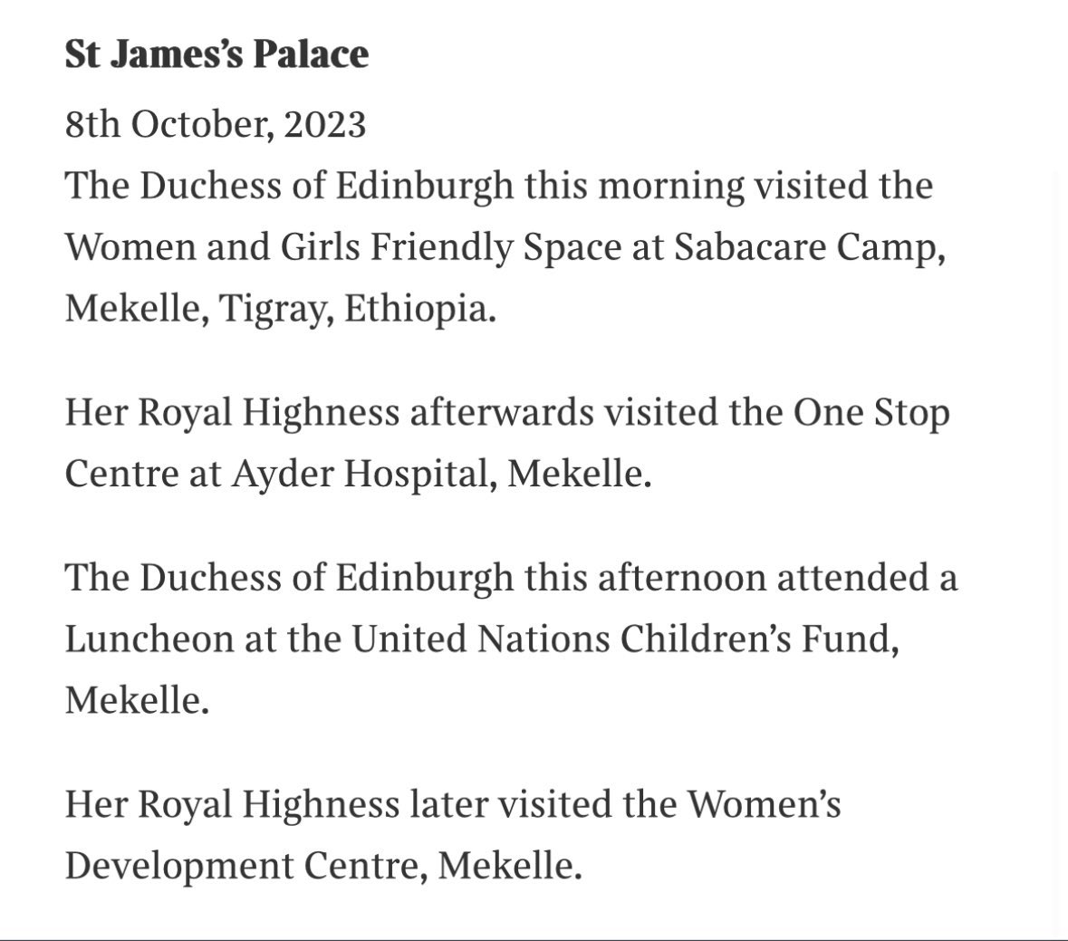 jozzzaphen's tweet photo. Oh i see they’ve sent #SourSophie #DuchessofEdisBore #FordFiesta to Ethiopia 🇪🇹, strange how they only sent her to the african continent, kitty and bully are too scared to go there, right now 👀🙄🤨 https://t.co/Jvoj6OGsM4