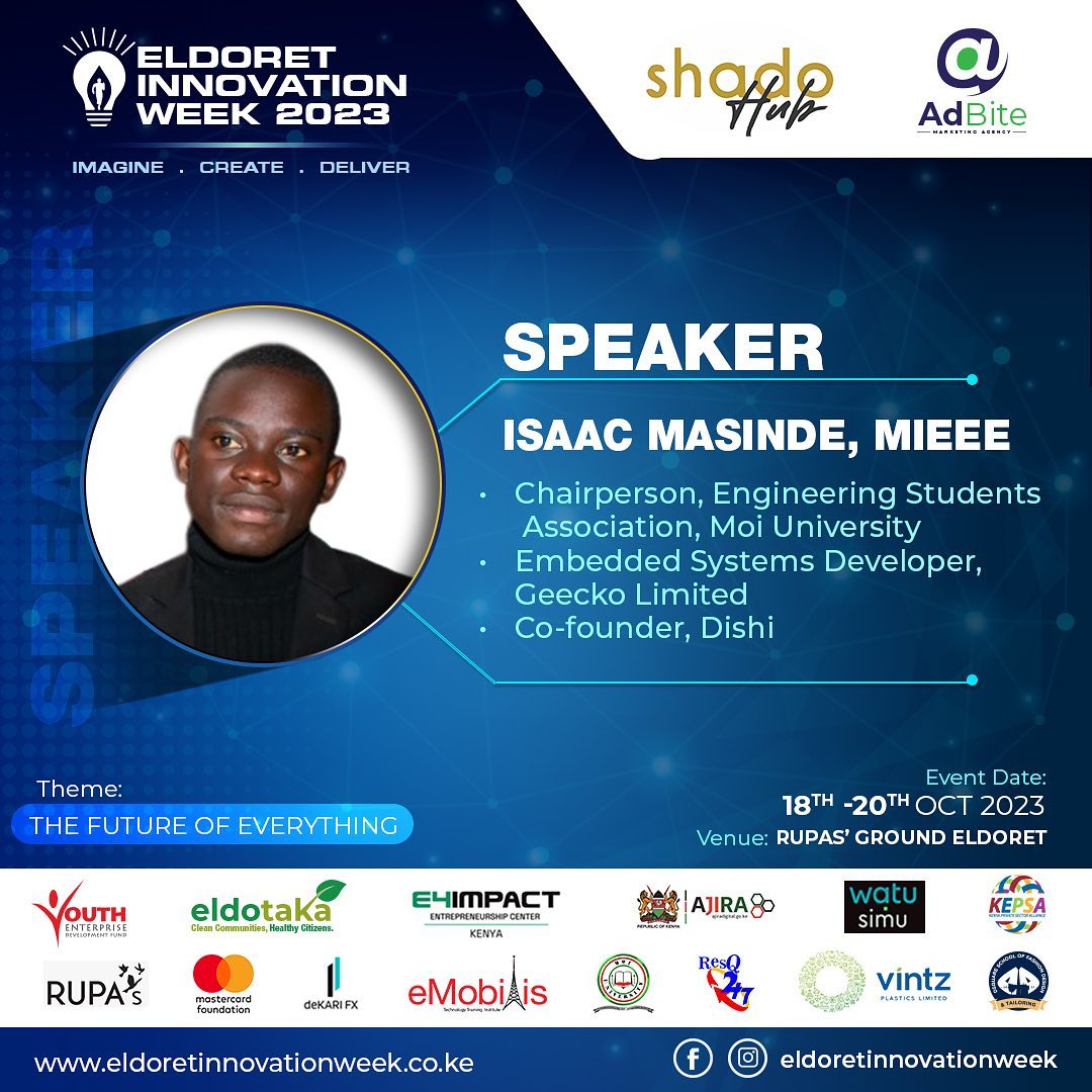 SikukuMasinde's tweet photo. It's a honour and privilege that I will be a speaker at the upcoming Eldoret Innovation Week😇A lot of thanks to the X tech community.  Tuonane Rupa Kwa mjadala wenye maoni mazuri👍 https://t.co/qFDLdegb9R