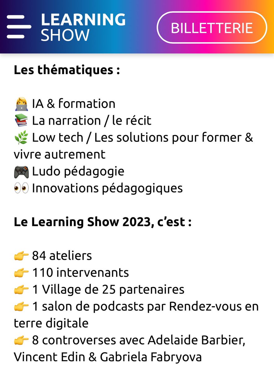 AlainGoudey's tweet image. 🗣️ Démarrage d’une semaine de tournée européenne sur le thème #IA et pédagogie 🤖

Démarrage à Rennes aujourd’hui avec le #LearningShow pour une controverse qui promet d’être intense ‼️ 

Et demain direction Amsterdam 🚄