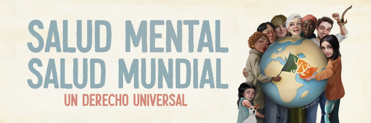 📢 #BuenosDías y #FelizMartes. Hoy 10 de octubre es el #DíaMundialdelaSaludMental. Este año el lema elegido es '#SaludMental, salud mundial. Un derecho universal'. Difunde y comparte la identidad visual del movimiento asociativo #SaludMentalEspaña
#SaludMentalDerechoUniversal