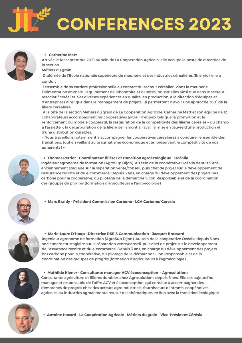 📅𝗝𝗧𝗜𝗖 𝟮𝟬𝟮𝟯 - 𝟴 𝗘𝗧 𝟵 𝗡𝗢𝗩𝗘𝗠𝗕𝗥𝗘 𝟮𝟬𝟮𝟯 𝗔 𝗔𝗨𝗫𝗘𝗥𝗥𝗘- 
Focus sur la conférence de La Coopération Agricole - Métiers du Grain🌾
𝗹'𝗮𝗰𝗰𝗼𝗺𝗽𝗮𝗴𝗻𝗲𝗺𝗲𝗻𝘁 𝗱𝗲𝘀 𝘁𝗿𝗮𝗻𝘀𝗶𝘁𝗶𝗼𝗻𝘀
 ➡ lnkd.in/ea6TGEPv

Votre entrée lnkd.in/eHE8q-aV