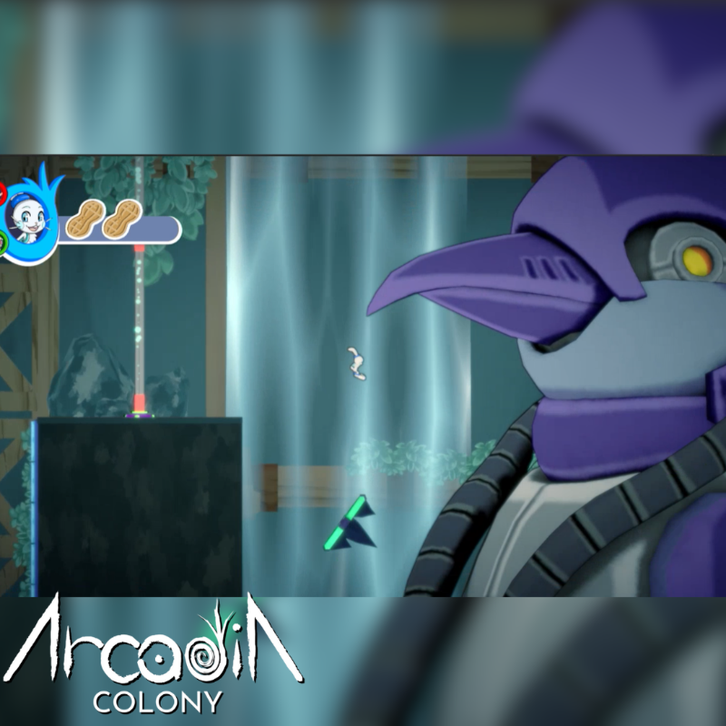 Kibe_sh's tweet photo. In the most distant part of the Colony, People of the Sky have placed the Penguin.

This water puppet will aim at you as you explore the Waterspring. Destroy it and discover even more remote areas!

Arcadia: Colony is on Steam!

#arcadiacolony #games #metroidvania #anime