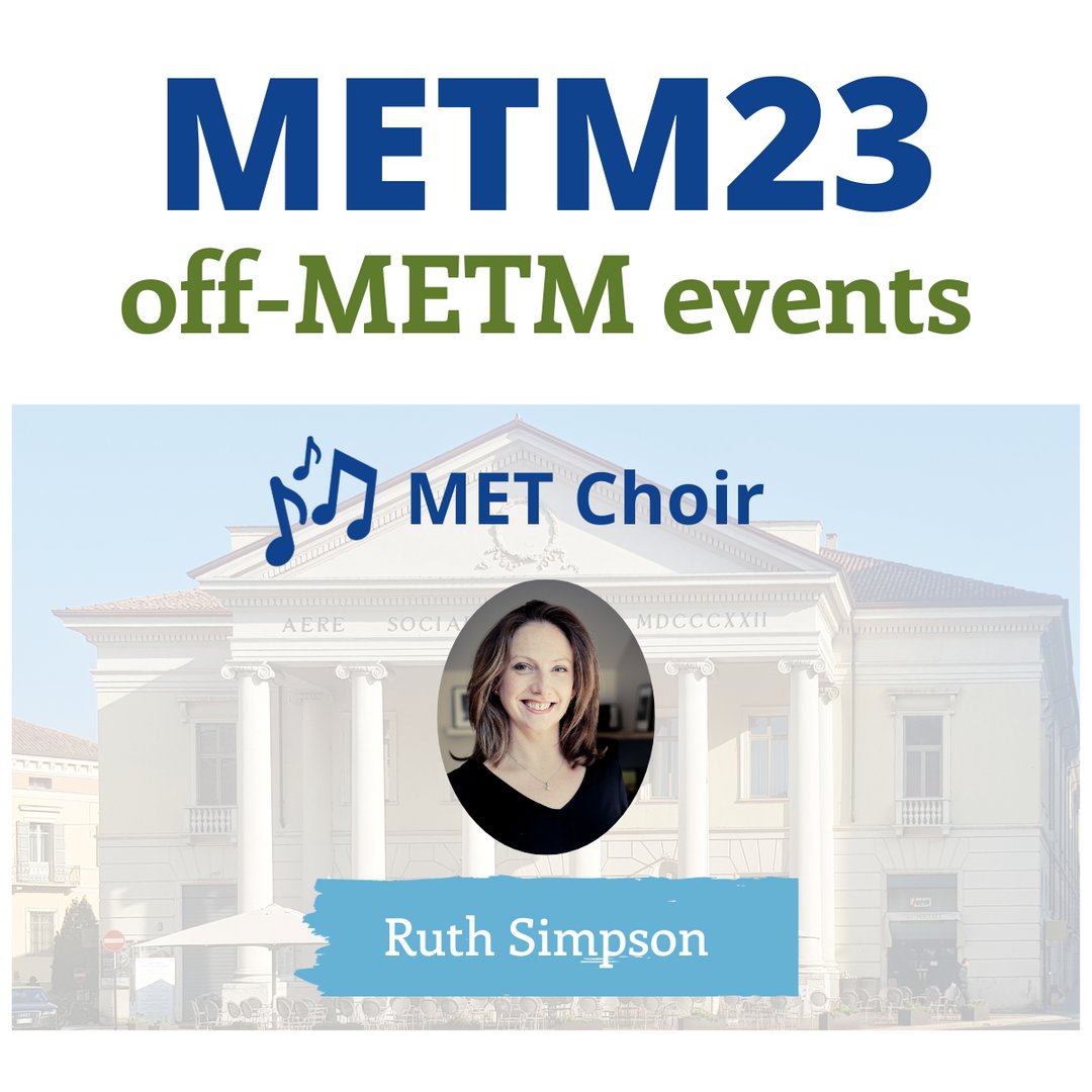 METMeetings's tweet photo. The choir’s performance is a highlight of our off-METM fringe programme.

Our merry band of conference chorists will serenade us with two numbers at the closing dinner under the guidance of @ruthinchablis.

https://t.co/3NgyrAYuj9
#OffMETM #choir https://t.co/W9Klh6RLDg