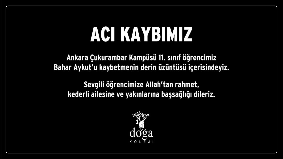 Acı kaybımız…