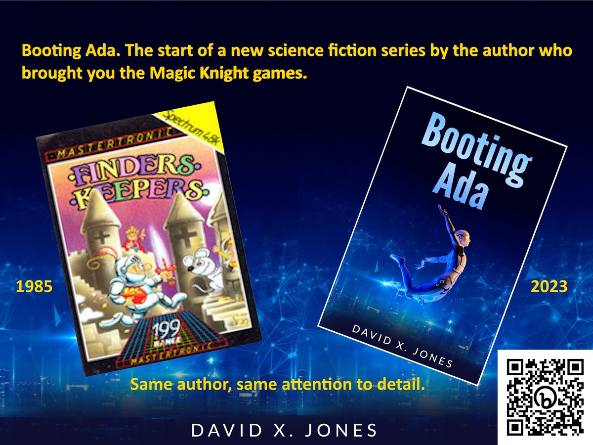davidxjauthor's tweet photo. If you remember the games I wrote back in the mid-1980s you may like to read my new novel.
https://t.co/An0QlMKvS4
or use ASIN B0CDS8RPF7 at your local Amazon.
Games
#FindersKeepers #Spellbound #KnightTyme #Strombringer
#ZXSpectrum #Spectrum #8bit
#KindleUnlimited #eBook https://t.co/6GjLaHIcRd