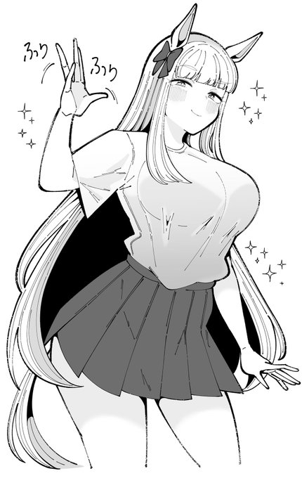 髪おろしゴルシは腰痛に効くので描いてます
#ウマ娘 