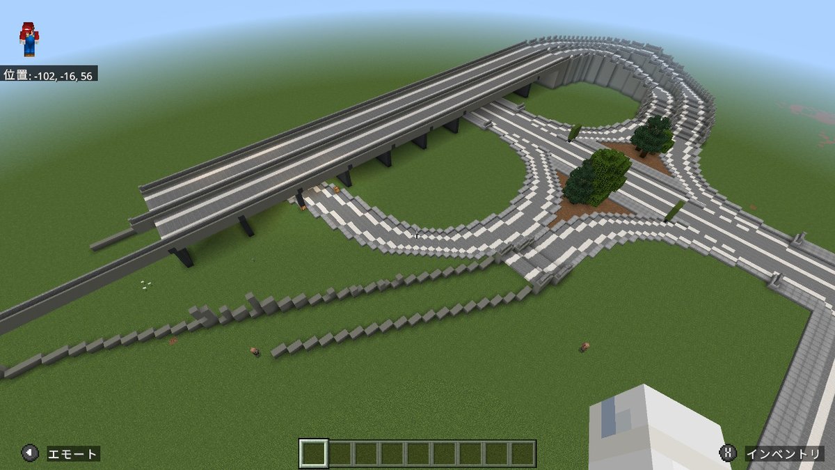 rio_game_switch's tweet photo. ほんと、完成いつかな
マンション建てるんか！？
 #Minecraft #マイクラ #マインクラフト #NintendoSwitch https://t.co/E5igijxthR